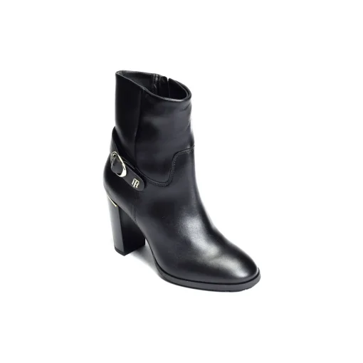 BELT HIGH HEEL BOOT 6768 Noir