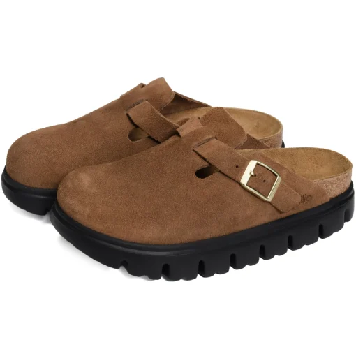BOSTON PLATFORM SUEDE Cognac