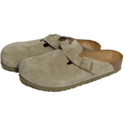 BOSTON SUEDE Kaki Beige