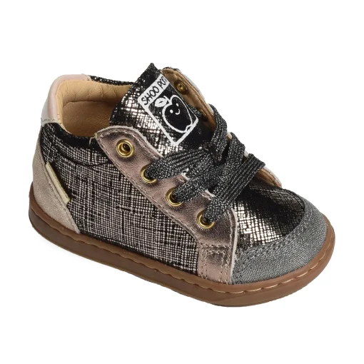 BOUBA ZIP BOX GIRL Noir Or