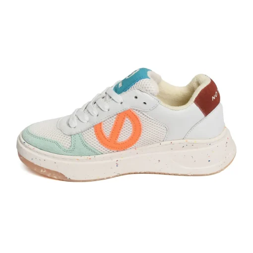 BRIDGET SNEAKER Blanc Orange
