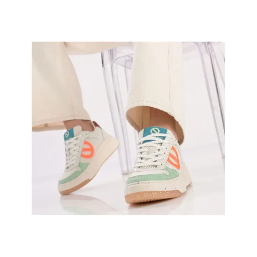 BRIDGET SNEAKER Blanc Orange