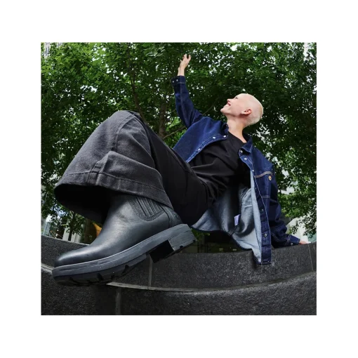 BRIMFIELD MID CHELSEA BOOT Noir