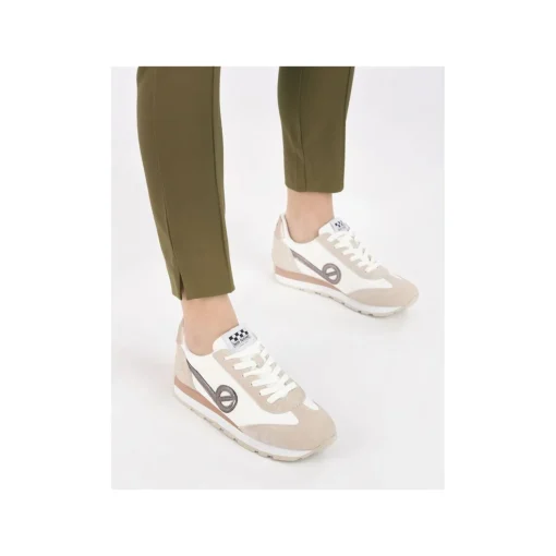 CITY RUN JOGGER Beige Blanc