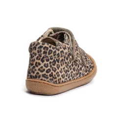 COCOON GIRL VELCRO VELOURS Léopard