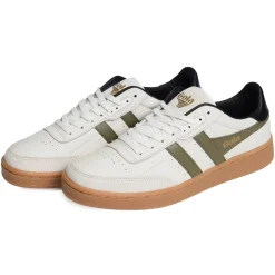 CONTACT LEATHER Blanc Kaki