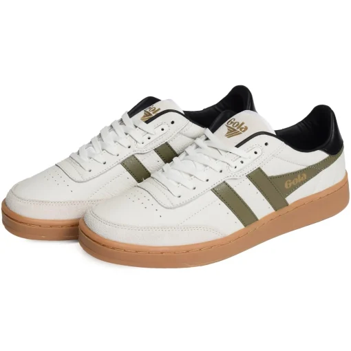 CONTACT LEATHER Blanc Kaki