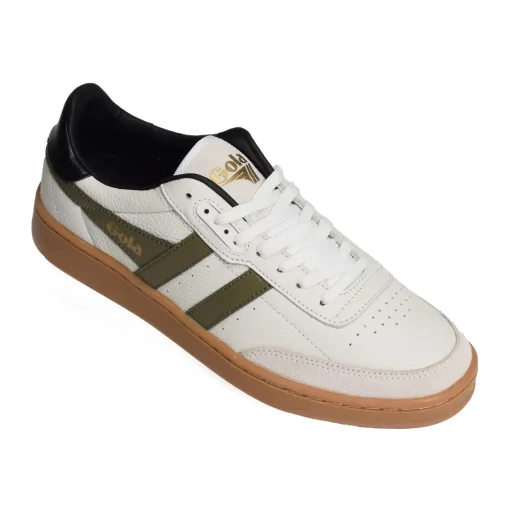 CONTACT LEATHER Blanc Kaki