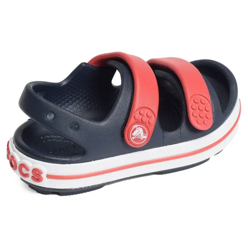 CROCBAND CRUISER SANDAL BOY Marine Rouge