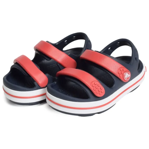 CROCBAND CRUISER SANDAL BOY Marine Rouge