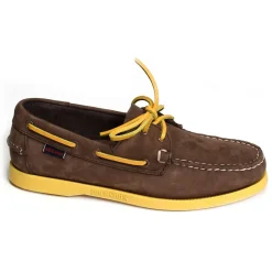 DOCKSIDES Marron Jaune