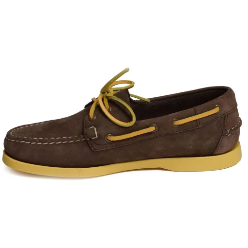 DOCKSIDES Marron Jaune
