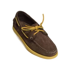 DOCKSIDES Marron Jaune