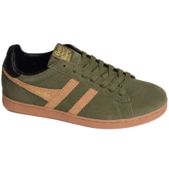 EQUIPE II SUEDE Kaki Marron