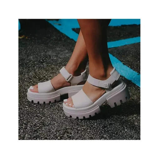 EVERLEIGH ANKLE STRAP Blanc