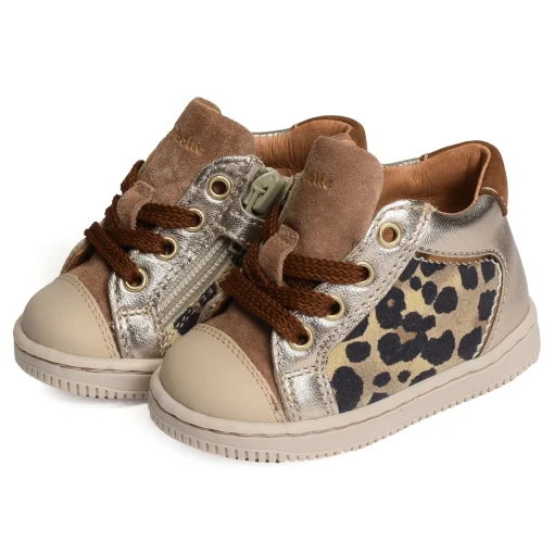 FRIDA ZIP Beige Léopard