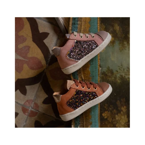 FRIDA ZIP Rose Glitter