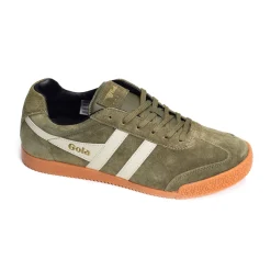 HARRIER SUEDE TRAINERS Kaki