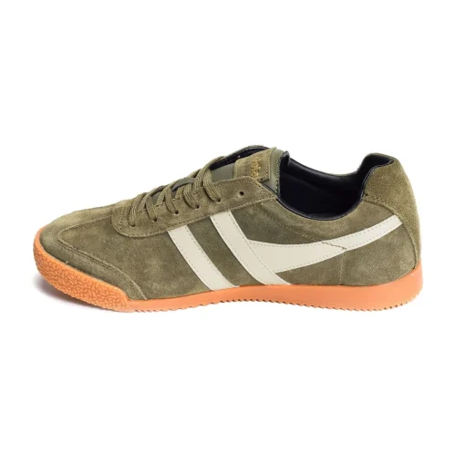 HARRIER SUEDE TRAINERS Kaki