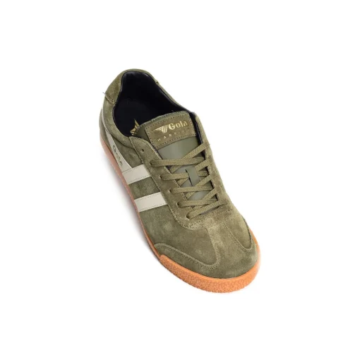 HARRIER SUEDE TRAINERS Kaki