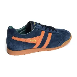 HARRIER SUEDE TRAINERS Marine Orange