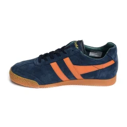 HARRIER SUEDE TRAINERS Marine Orange