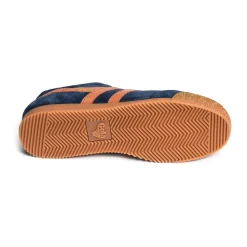 HARRIER SUEDE TRAINERS Marine Orange