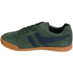 HARRIER SUEDE TRAINERS Vert Marine