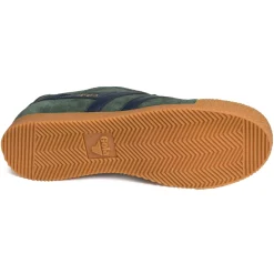 HARRIER SUEDE TRAINERS Vert Marine