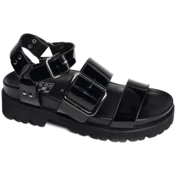 JUNE ANKLE Verni Noir