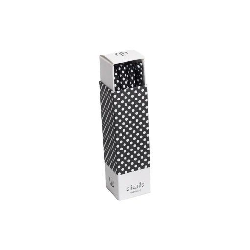 LACETS JAZZ Noir Blanc