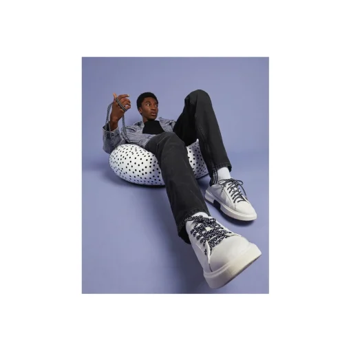 LACETS JAZZ Noir Blanc