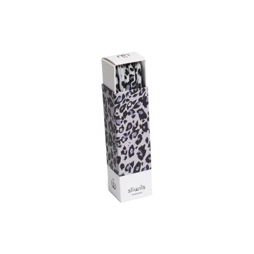 LACETS SAVAGE Blanc Léopard