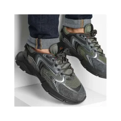 MENS L003 NEO SNEAKERS Kaki Noir