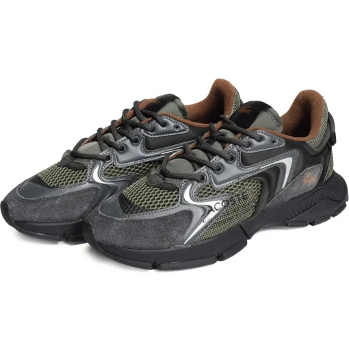 MENS L003 NEO SNEAKERS Kaki Noir
