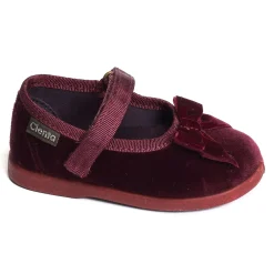 MERCEDES TERCIOPELO LAZO Bordeaux