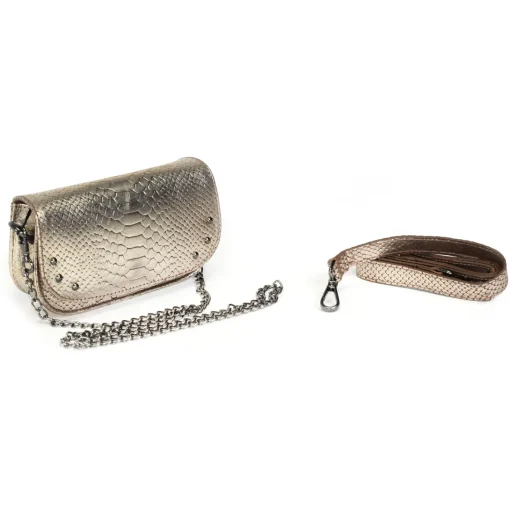POCHETTE BANDOULIERE ALICE HE899 Platine