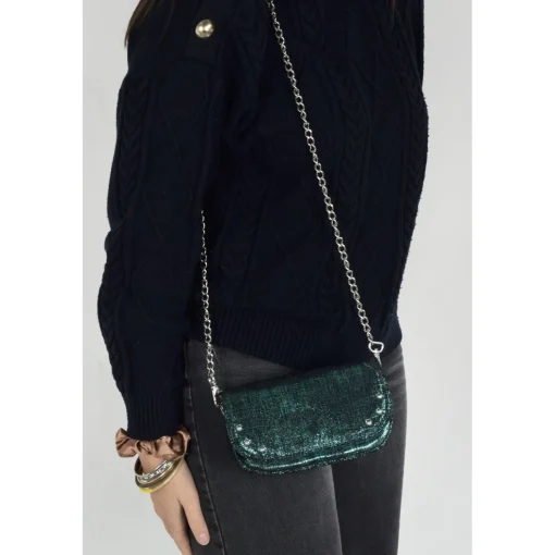POCHETTE BANDOULIERE ALICE HE899 Turquoise