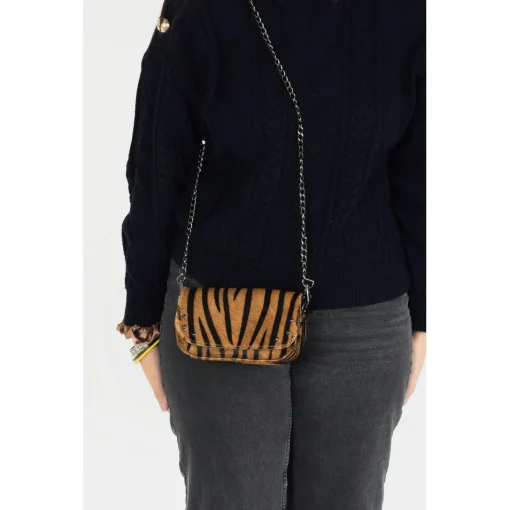 POCHETTE BANDOULIERE ALICE ANIMAL HE899 Zèbre