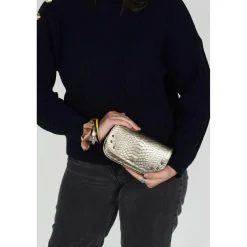 POCHETTE BANDOULIERE ALICE HE899 Platine