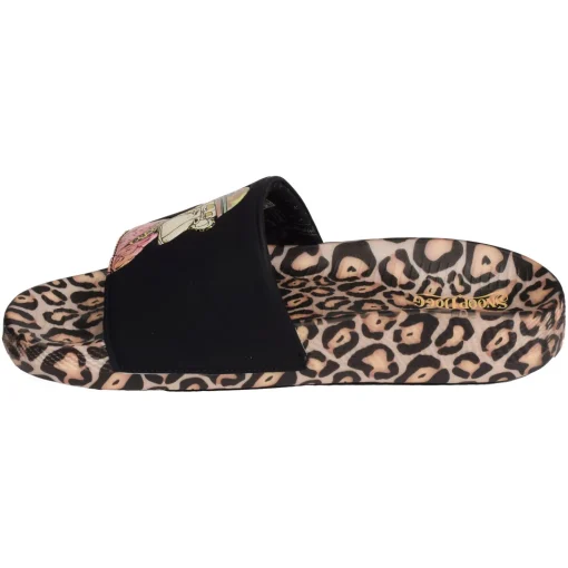 SANDAL DR BOMBAY Noir Léopard
