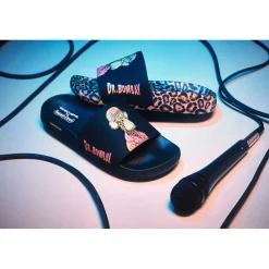 SANDAL DR BOMBAY Noir Léopard