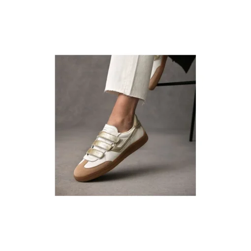 SHEFFIELD STRAPS W Blanc Or