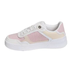 TH WOVEN BASKET SNEAKER 7289 Blanc Rose