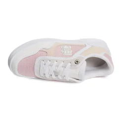 TH WOVEN BASKET SNEAKER 7289 Blanc Rose