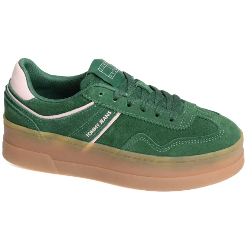 THE GREENWICH FLATFORM SUEDE 2734 Vert Rose