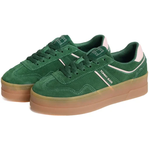THE GREENWICH FLATFORM SUEDE 2734 Vert Rose