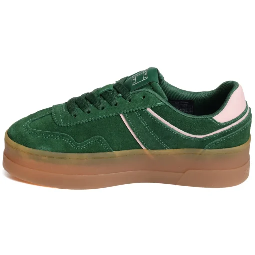THE GREENWICH FLATFORM SUEDE 2734 Vert Rose