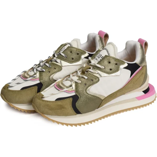 TRECK UP Blanc Kaki