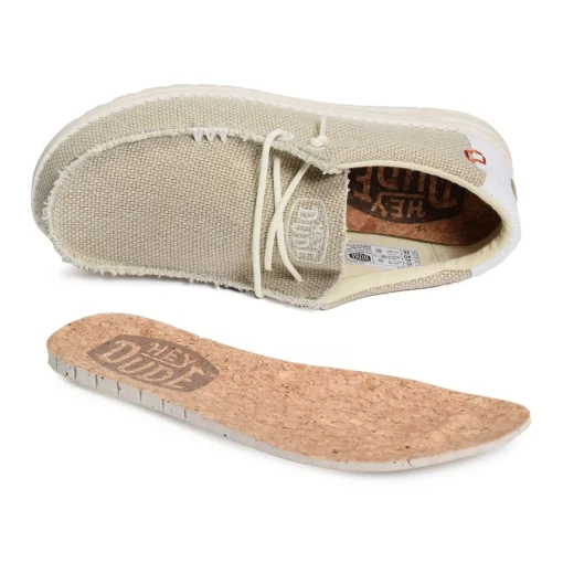 WALLY BRAIDED Blanc Beige